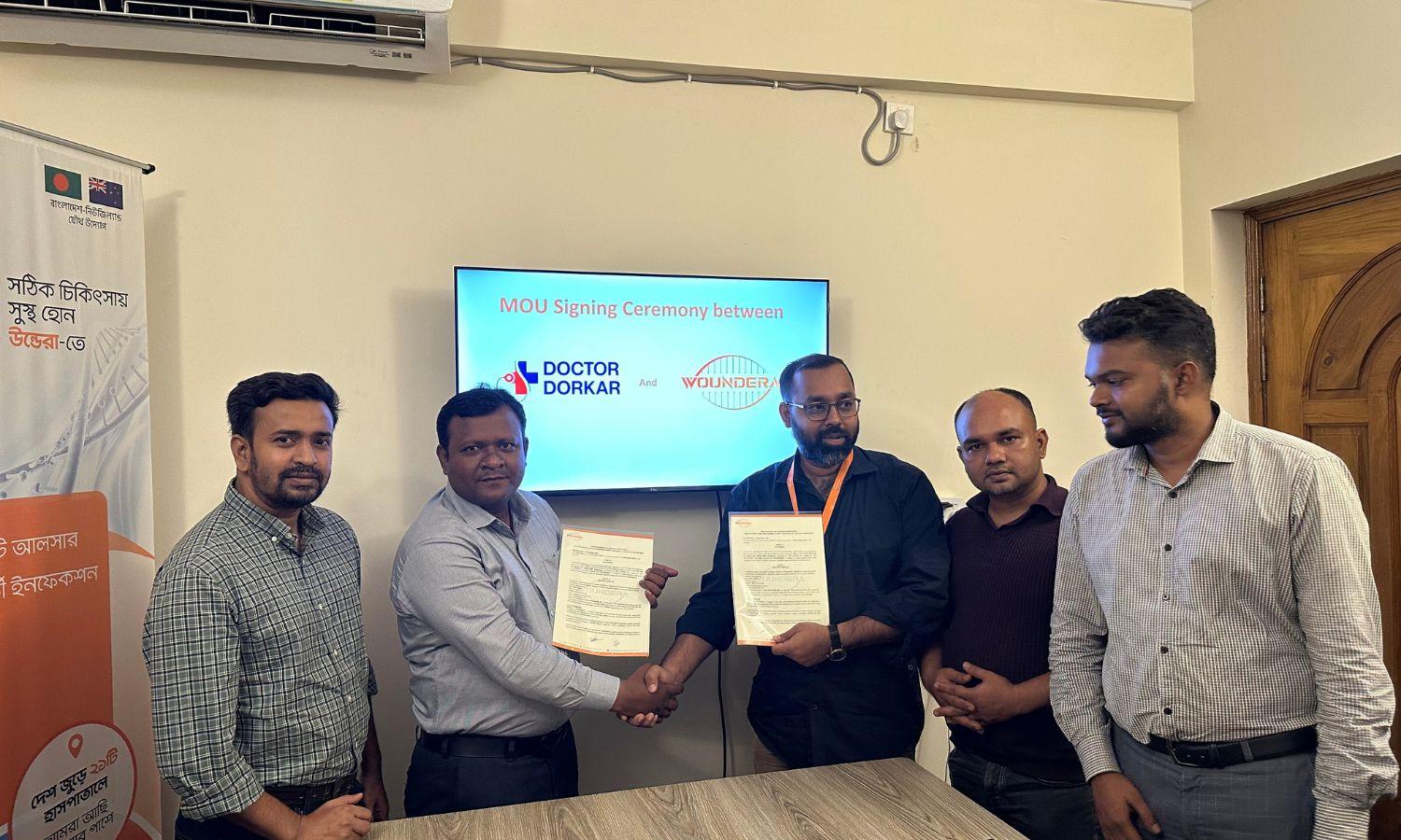 Doctor Dorkar and Woundera Sign Memorandum of Understanding (MoU)